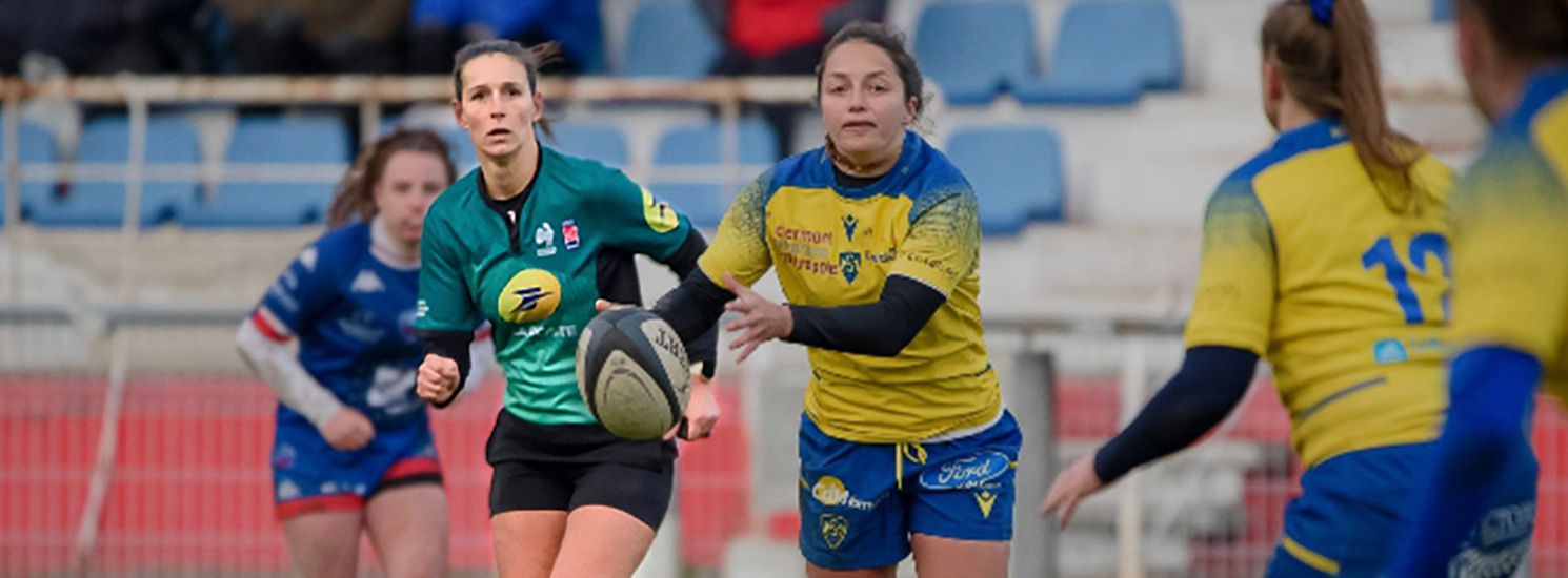 Mélissa Leboeuf, arbitre de rugby en Fédérale 1