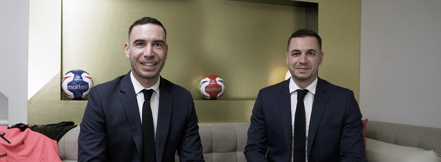 Karim et Raouf Gasmi, arbitres internationaux de handball